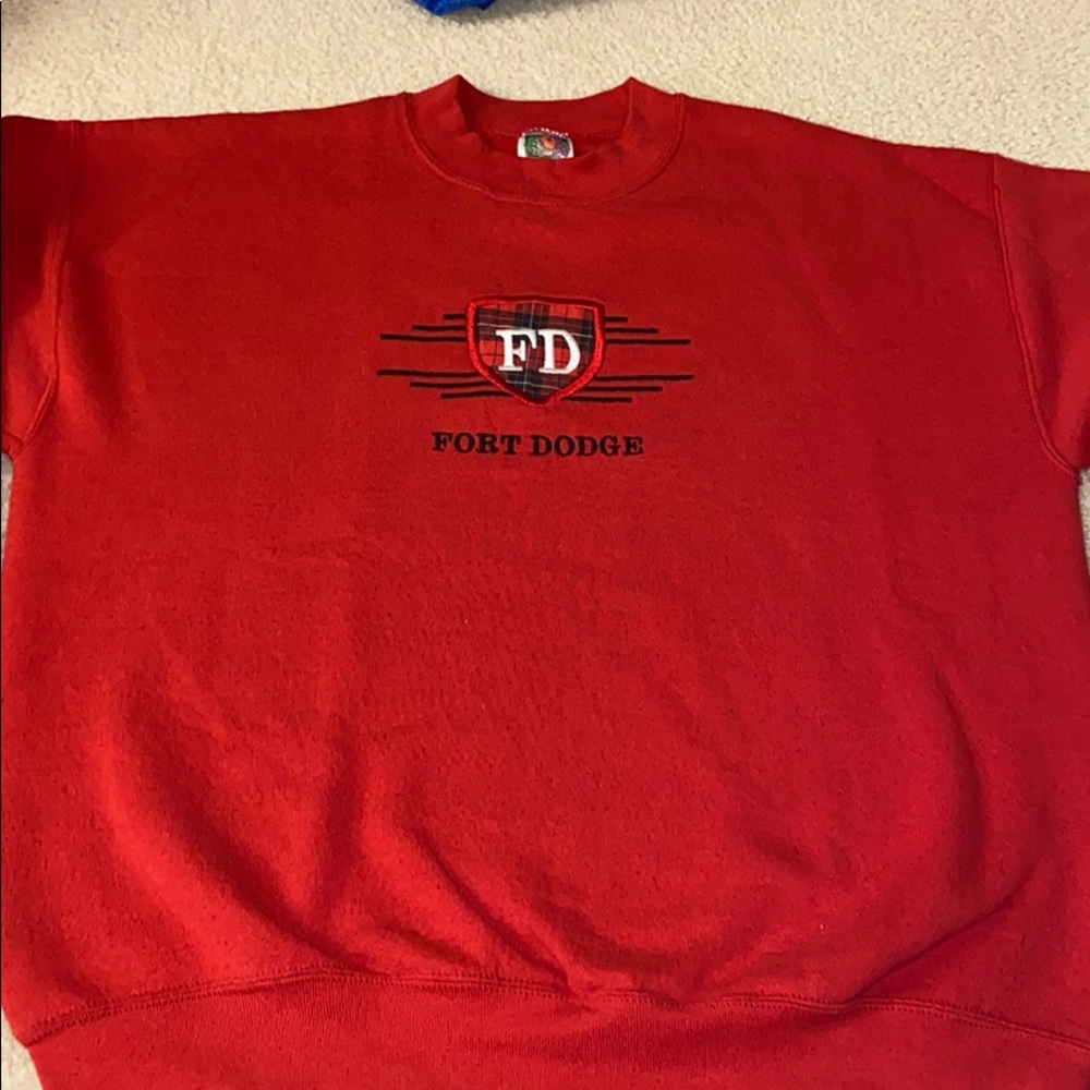red fort dodge sweatshirt